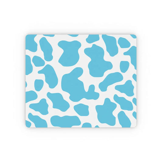Aqua Cow Print Non Slip Mouse Pad - 9.3″ x 7.8’’ / Rectangle