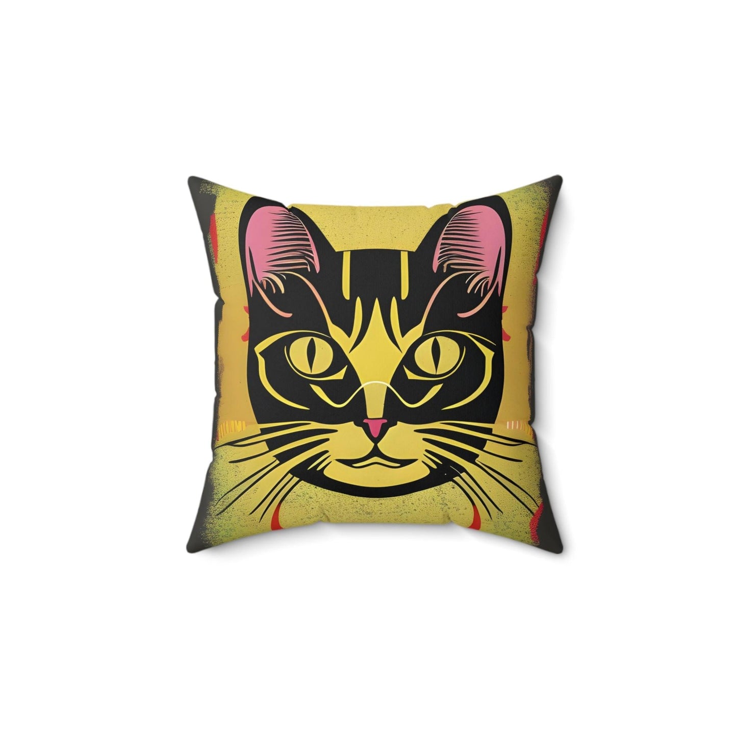 Magic Cat Square Throw pillow