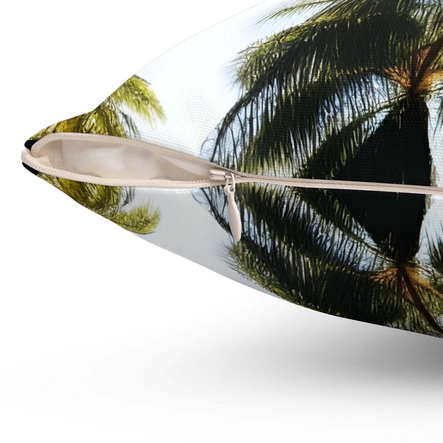 Palm Tree Square Throw Pillow