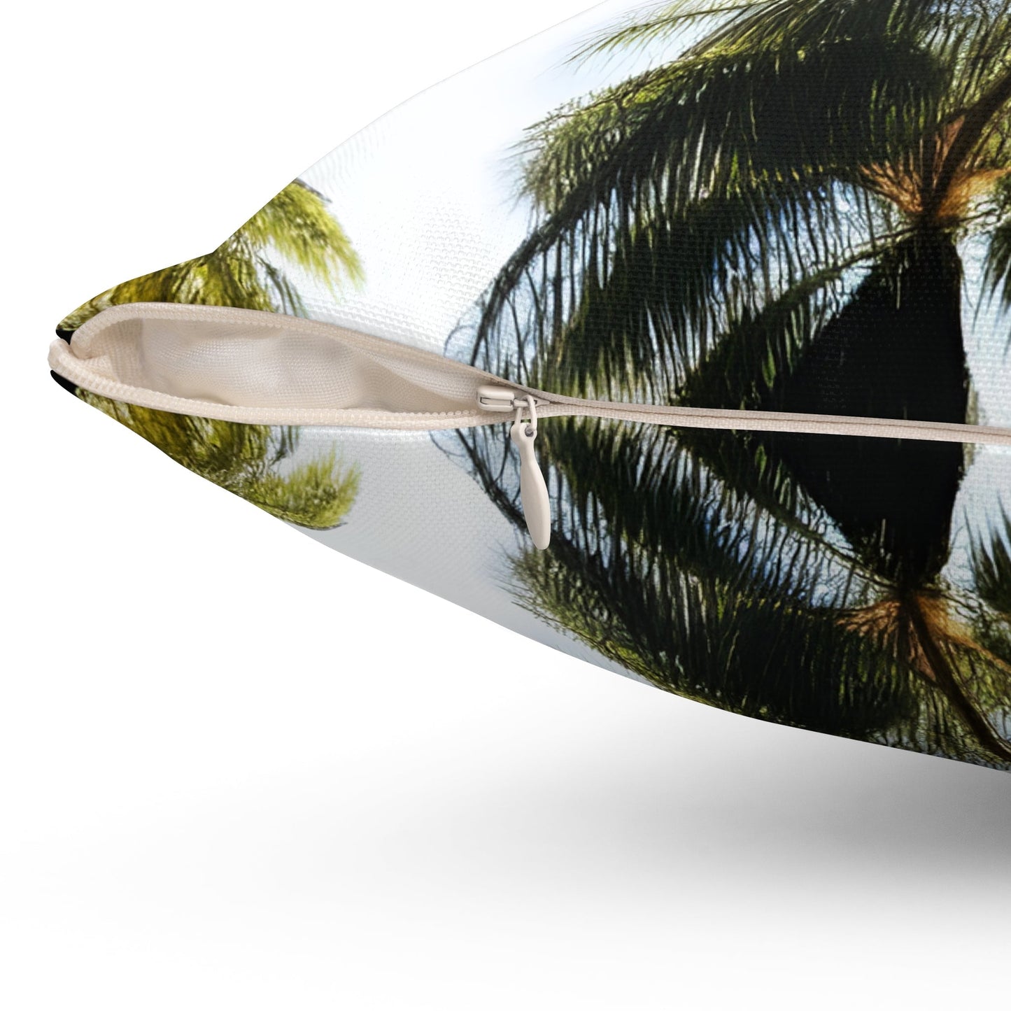Palm Tree Square Throw Pillow