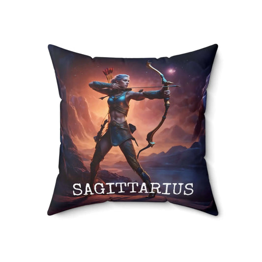 Sagittarius Horoscope Astrology Square Throw Pillow