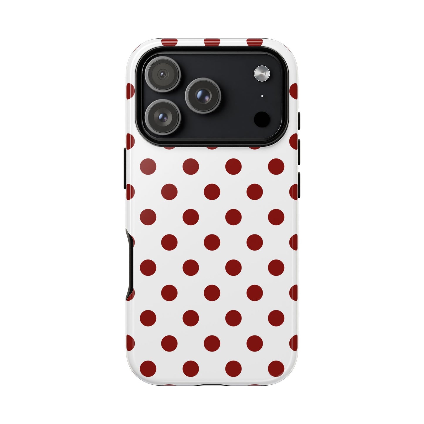Cherry Red Polka dot Phone Case Cover