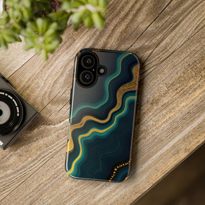 Elegant Phone Case, Geode Phone Protector, Stylish Protective Cover, Unique Gift for Him, Trendy Tech Accessory