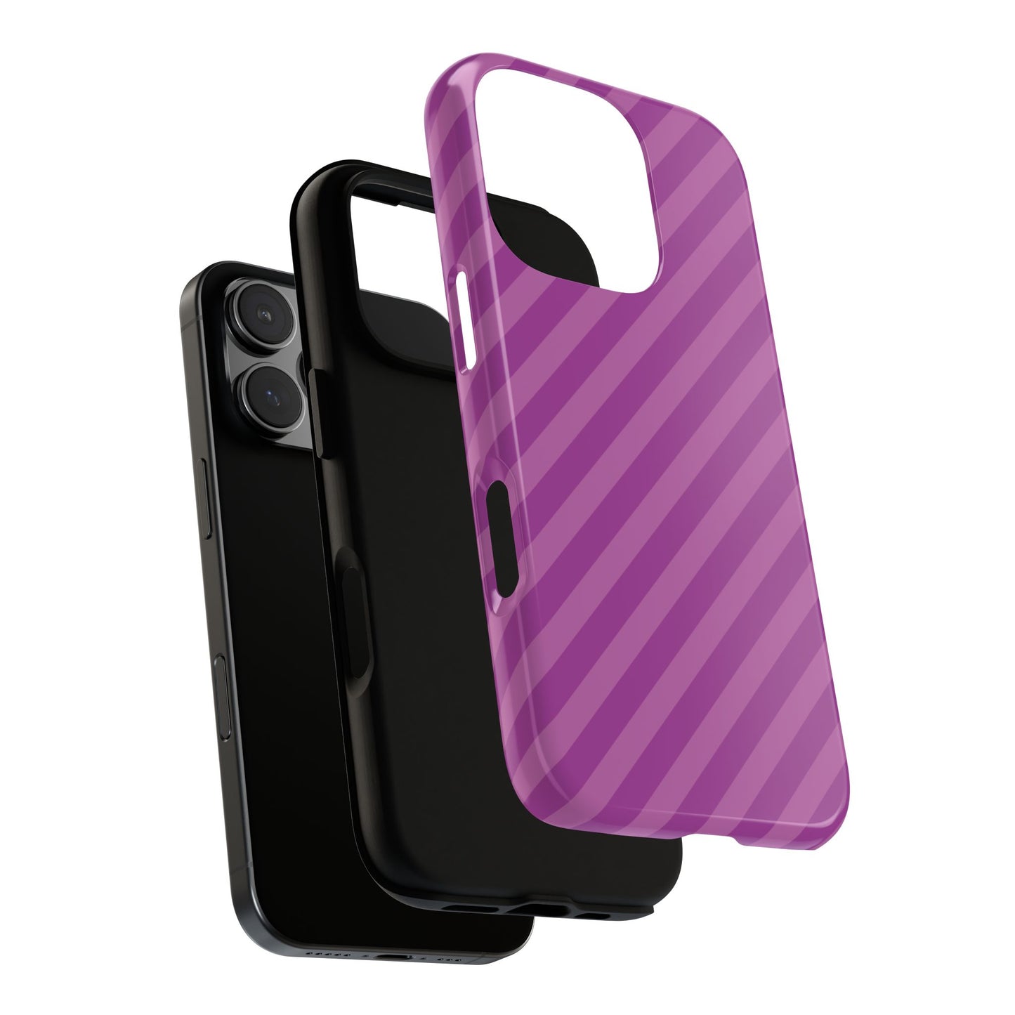 Pink Diagonal Phone Case Cover, Protective Shell, Phone Accessories, Gift
