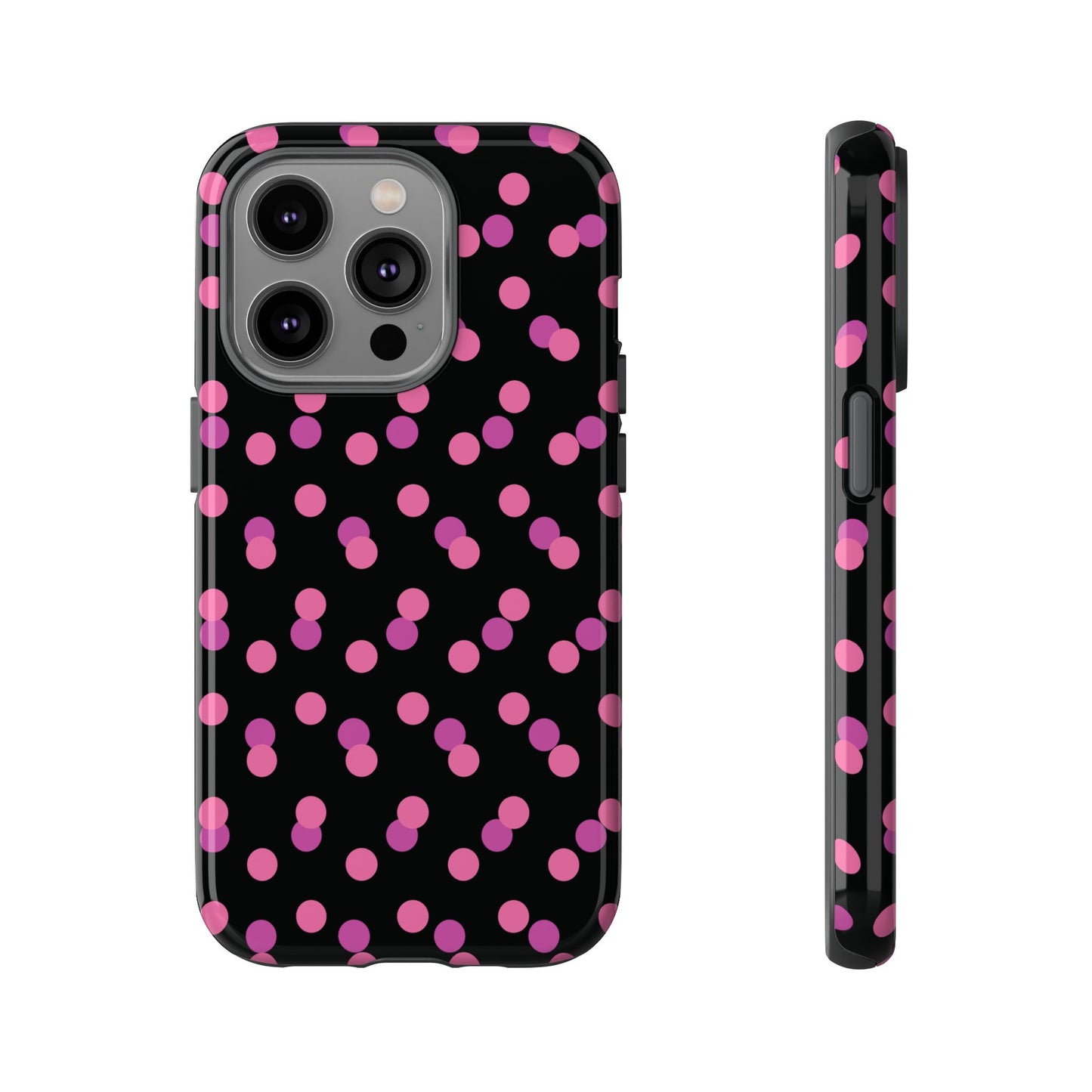 Pink Confetti Dot Phone Case | Tough Phone Case