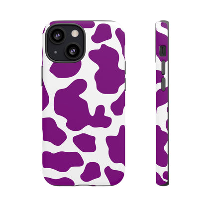 Purple Cow print Phone Case Cover