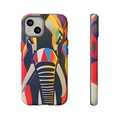 Elephant Print Tough phone Case,