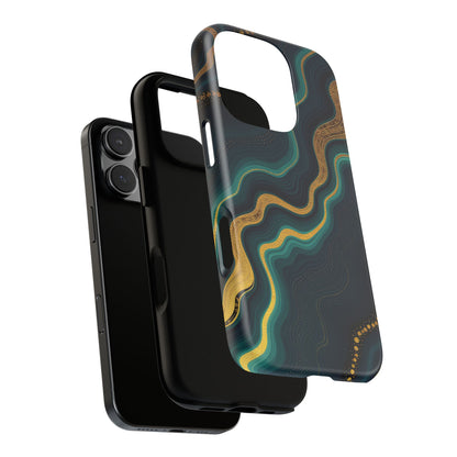 Elegant Phone Case, Geode Phone Protector, Stylish Protective Cover, Unique Gift for Him, Trendy Tech Accessory