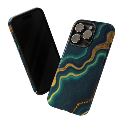 Elegant Phone Case, Geode Phone Protector, Stylish Protective Cover, Unique Gift for Him, Trendy Tech Accessory