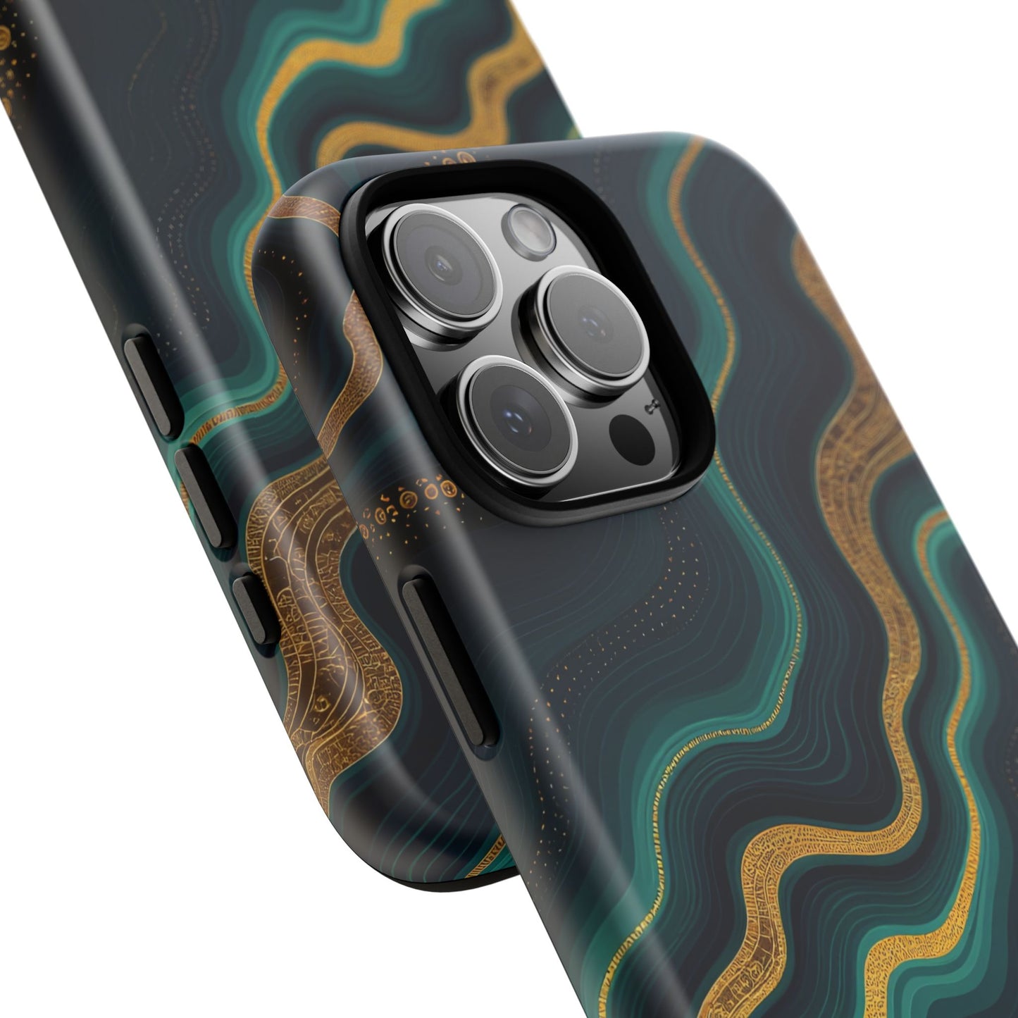 Elegant Phone Case, Geode Phone Protector, Stylish Protective Cover, Unique Gift for Him, Trendy Tech Accessory