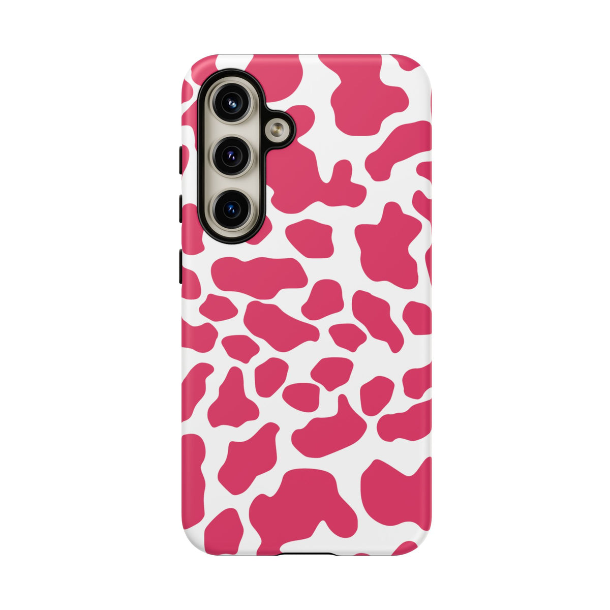 Pink Cow Print Phone Case Cover — Cute Tough Cases Protection
