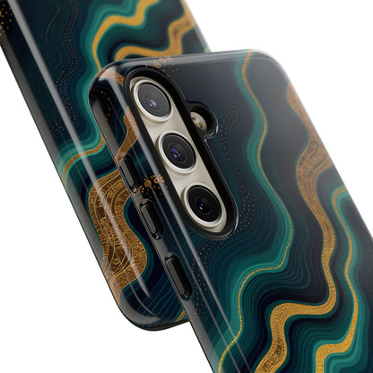 Elegant Phone Case, Geode Phone Protector, Stylish Protective Cover, Unique Gift for Him, Trendy Tech Accessory