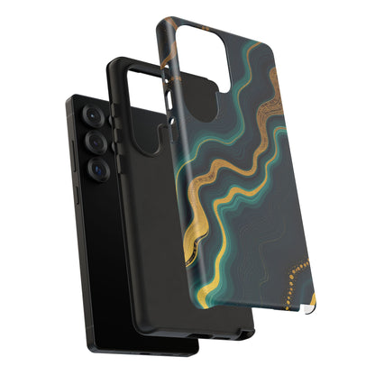 Elegant Phone Case, Geode Phone Protector, Stylish Protective Cover, Unique Gift for Him, Trendy Tech Accessory