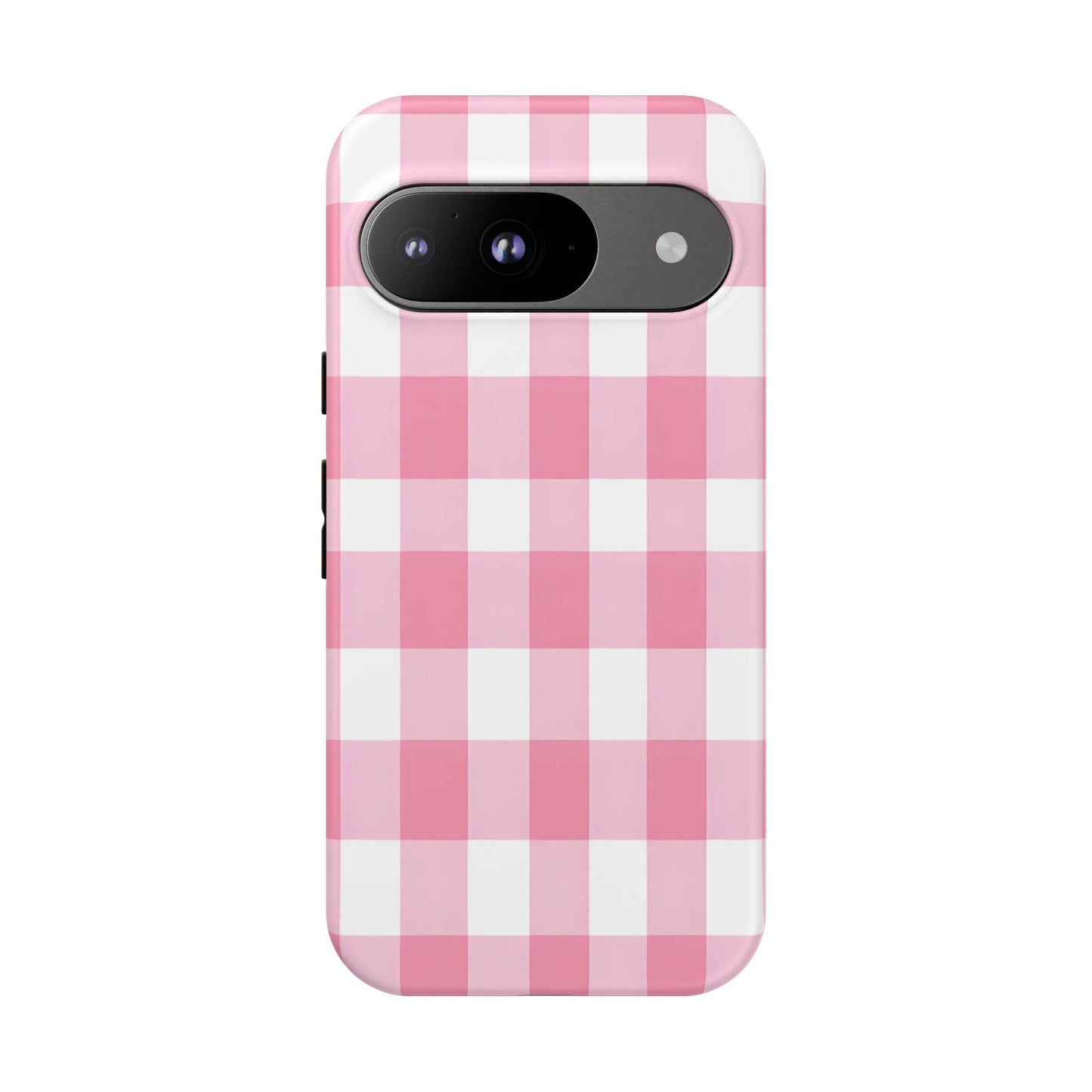 Pink Gingham Cute Phone Case Cover, for Fashion Lovers, Gift for Her, Stylish Tech Accessory, Perfect for Birthdays & Holidays