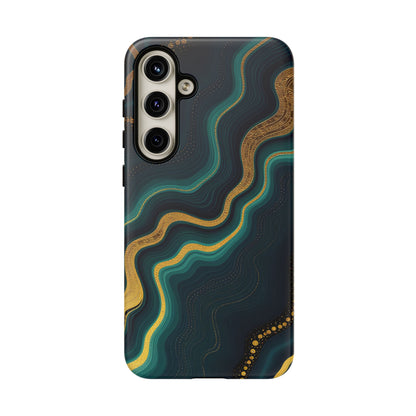 Elegant Phone Case, Geode Phone Protector, Stylish Protective Cover, Unique Gift for Him, Trendy Tech Accessory