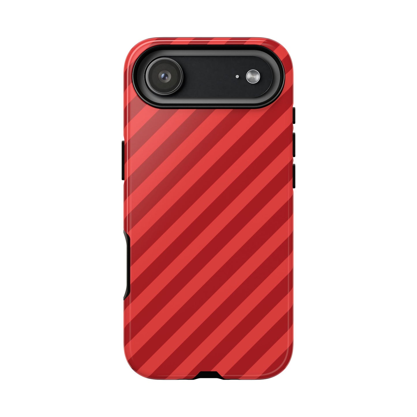 Red Stripes Hard Shell Phone Case Cover