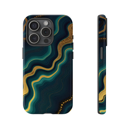 Elegant Phone Case, Geode Phone Protector, Stylish Protective Cover, Unique Gift for Him, Trendy Tech Accessory