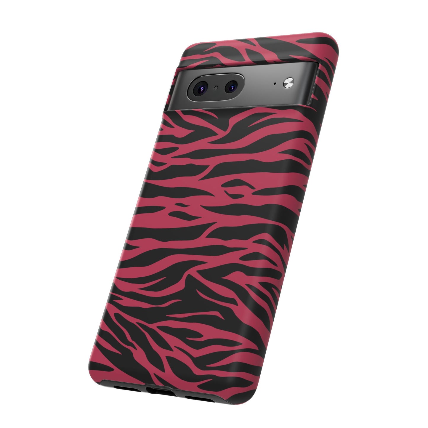 Magenta Wild Tiger Pattern Print Phone Case