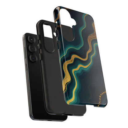 Elegant Phone Case, Geode Phone Protector, Stylish Protective Cover, Unique Gift for Him, Trendy Tech Accessory