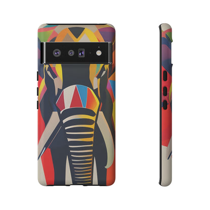 Elephant Print Tough phone Case,