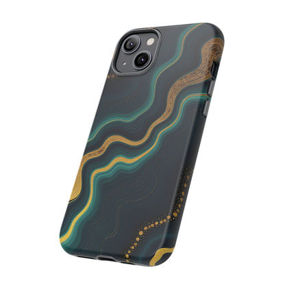 Elegant Phone Case, Geode Phone Protector, Stylish Protective Cover, Unique Gift for Him, Trendy Tech Accessory