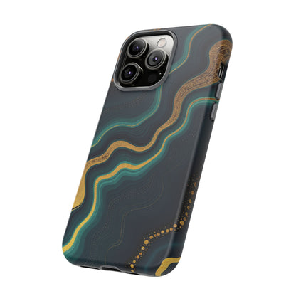 Elegant Phone Case, Geode Phone Protector, Stylish Protective Cover, Unique Gift for Him, Trendy Tech Accessory