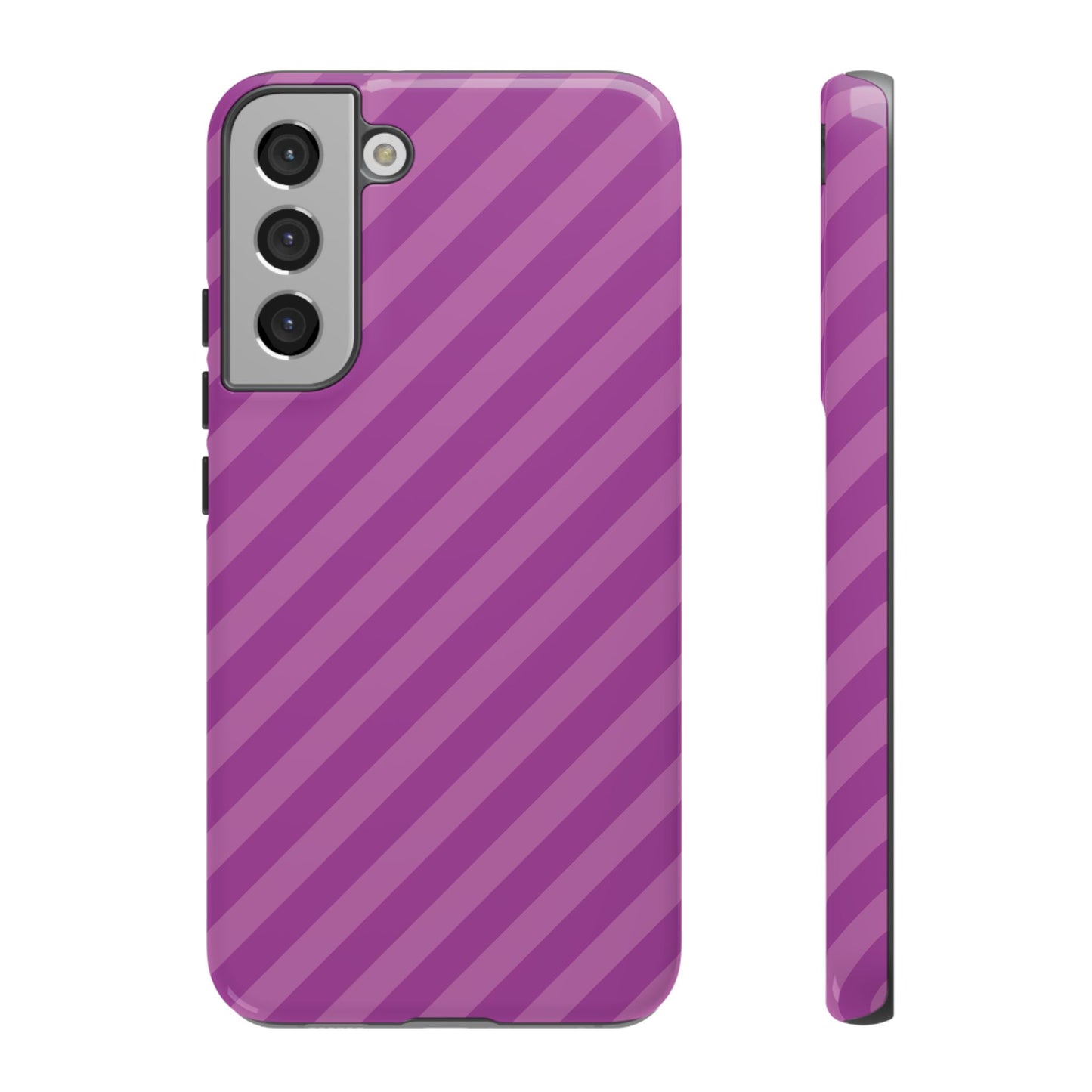 Pink Diagonal Phone Case Cover, Protective Shell, Phone Accessories, Gift
