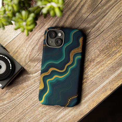 Elegant Phone Case, Geode Phone Protector, Stylish Protective Cover, Unique Gift for Him, Trendy Tech Accessory