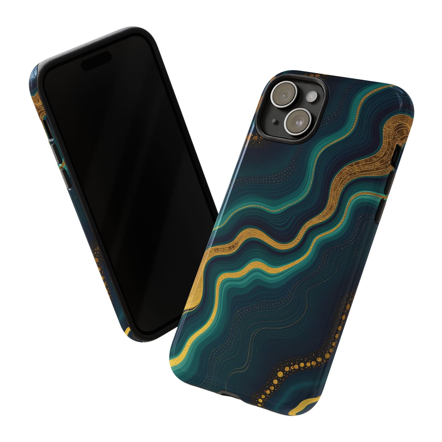 Elegant Phone Case, Geode Phone Protector, Stylish Protective Cover, Unique Gift for Him, Trendy Tech Accessory