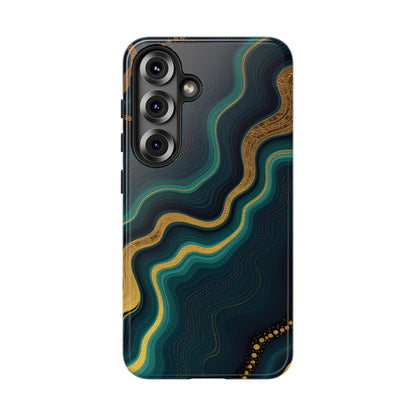 Elegant Phone Case, Geode Phone Protector, Stylish Protective Cover, Unique Gift for Him, Trendy Tech Accessory