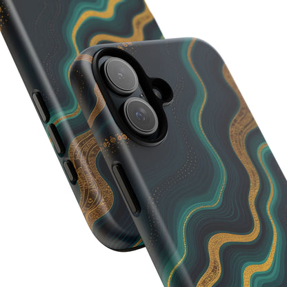 Elegant Phone Case, Geode Phone Protector, Stylish Protective Cover, Unique Gift for Him, Trendy Tech Accessory