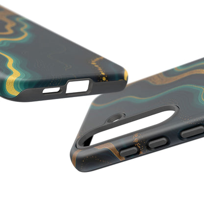 Elegant Phone Case, Geode Phone Protector, Stylish Protective Cover, Unique Gift for Him, Trendy Tech Accessory