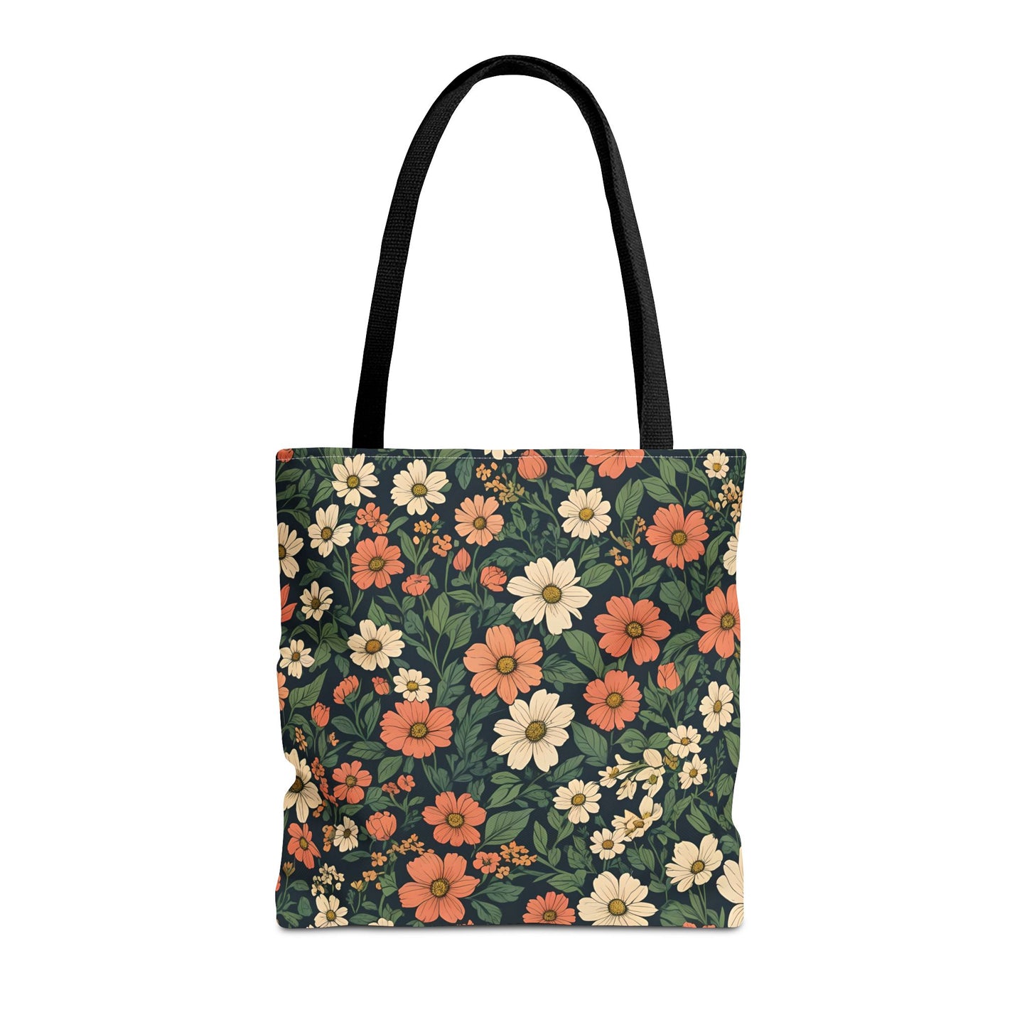 Tote Bag Floral Design Shopping Carry Travel Bag