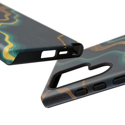 Elegant Phone Case, Geode Phone Protector, Stylish Protective Cover, Unique Gift for Him, Trendy Tech Accessory