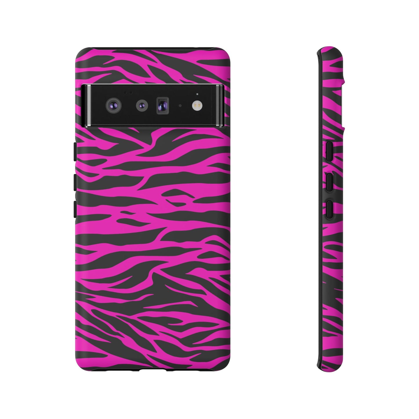 Pink Tiger Print tough phone case