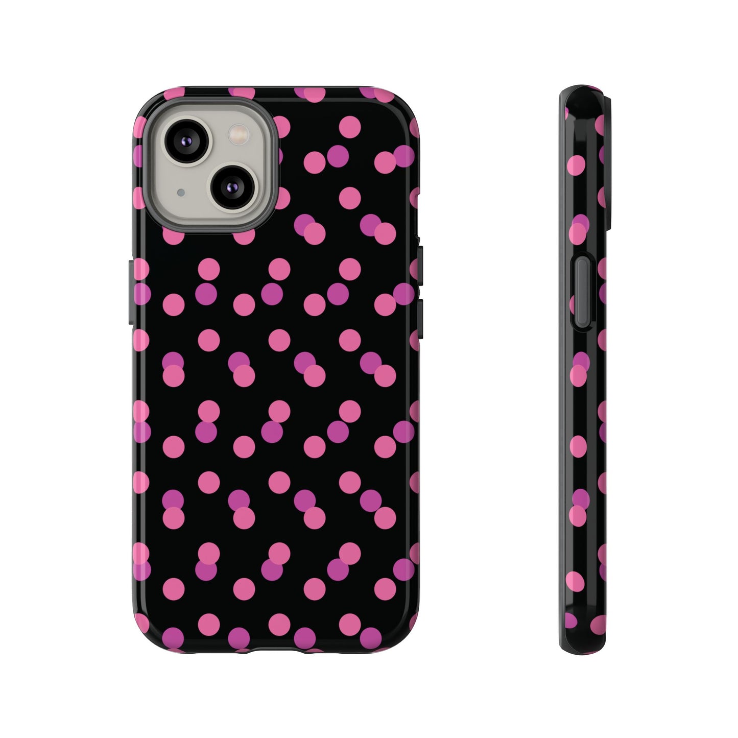 Pink Confetti Dot Phone Case | Tough Phone Case
