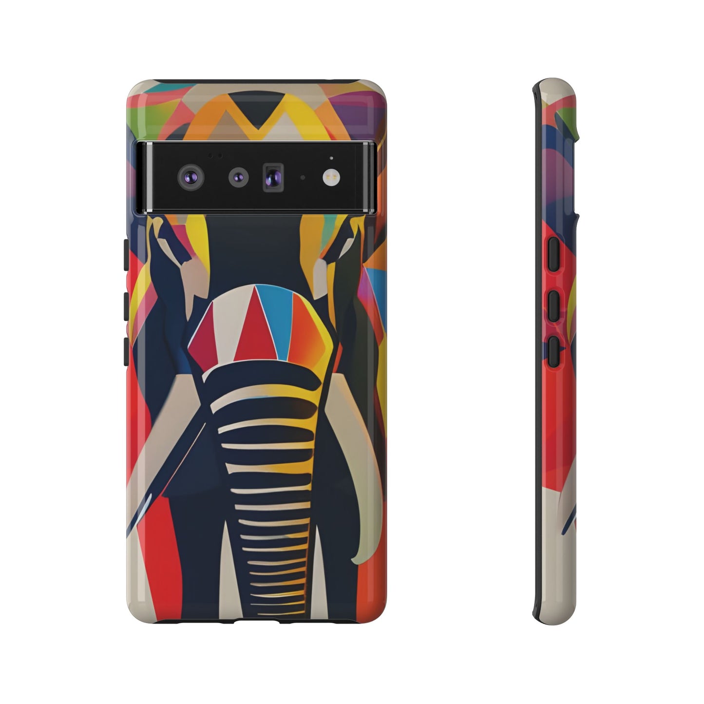 Elephant Print Tough phone Case,