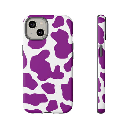 Purple Cow print Phone Case Cover
