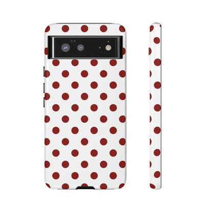 Cherry Red Polka dot Phone Case Cover