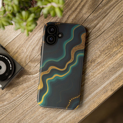 Elegant Phone Case, Geode Phone Protector, Stylish Protective Cover, Unique Gift for Him, Trendy Tech Accessory