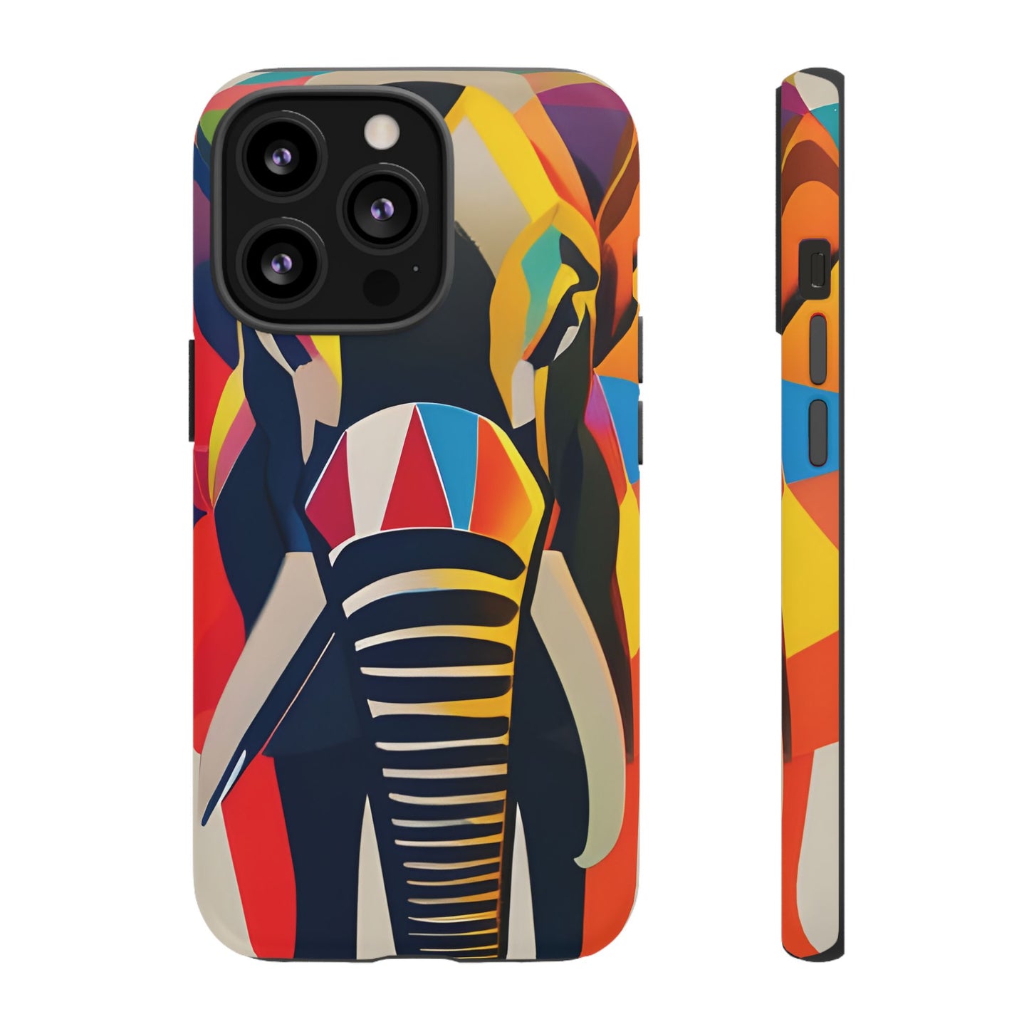 Elephant Print Tough phone Case,