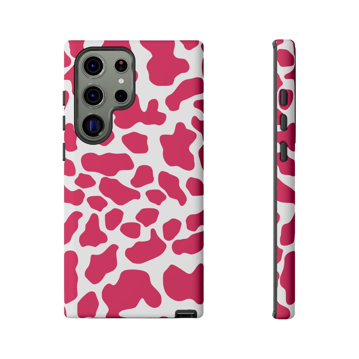 Pink Cow Print Phone Case Cover — Cute Tough Cases Protection