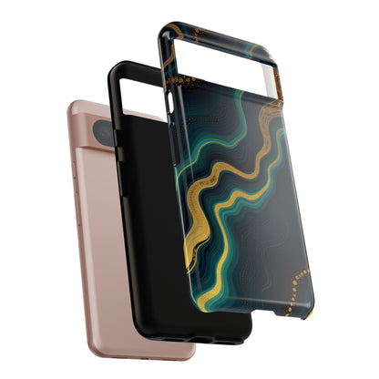 Elegant Phone Case, Geode Phone Protector, Stylish Protective Cover, Unique Gift for Him, Trendy Tech Accessory