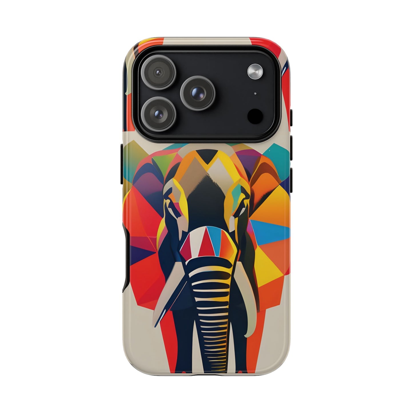 Elephant Print Tough phone Case,