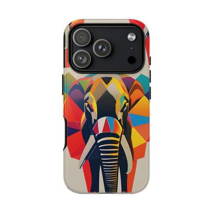 Elephant Print Tough phone Case,