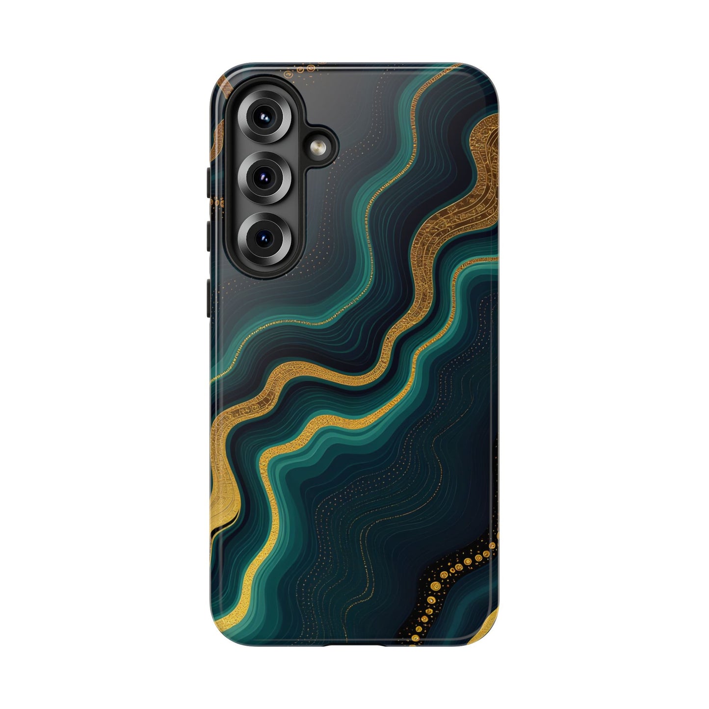 Elegant Phone Case, Geode Phone Protector, Stylish Protective Cover, Unique Gift for Him, Trendy Tech Accessory