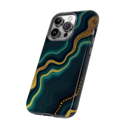 Elegant Phone Case, Geode Phone Protector, Stylish Protective Cover, Unique Gift for Him, Trendy Tech Accessory