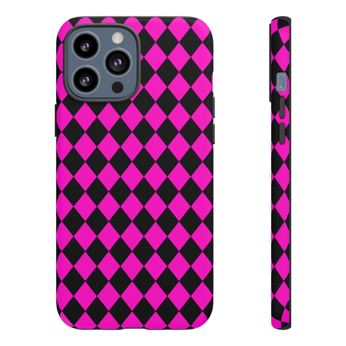 Pink Black Dimond Phone Case Cover iPhone | Google S24 | Samsung Pixel 7