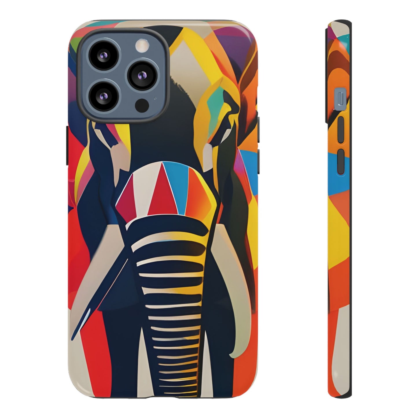 Elephant Print Tough phone Case,