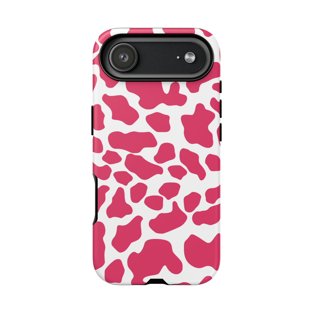 Pink Cow Print Phone Case Cover — Cute Tough Cases Protection